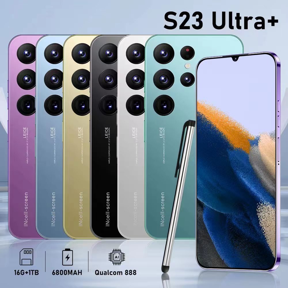 2024 Hot Selling 5G Smart Phone Facial Recognition Fingerprints Unlocking Mobile Phone